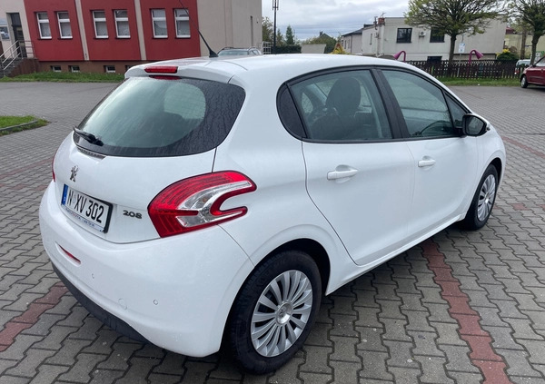 Peugeot 208 cena 20900 przebieg: 163000, rok produkcji 2013 z Tychy małe 56